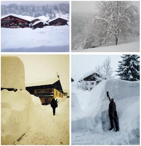 NEVICATE INCREDIBILI Metri Di Neve Fresca Sulle Alpi Mondo Neve