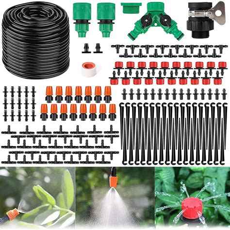 Kit Irrigazione Giardino 158 Pcs Sistema Irrigazione Giardino Con 40M