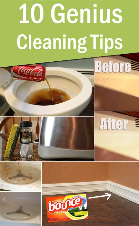 10 Genius Cleaning Tips You Probably Didnt Know About • Veryhom