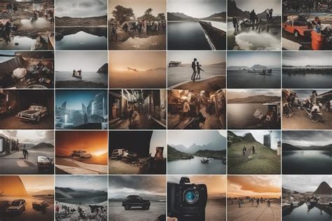 Conjunto De Fotos De Viajes Y Aventuras Foto Premium