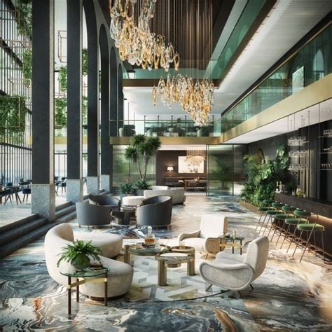 9 Desain Lobby Di Dunia Yang Memanjakan Mata Pengunjungnya