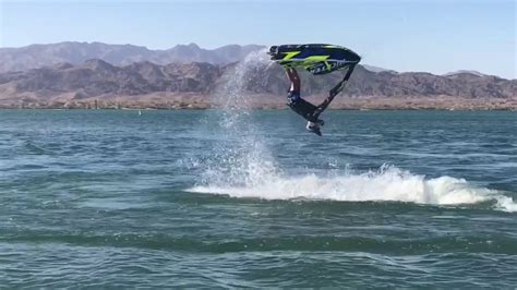 Jet Ski Backflip By A Kid Youtube