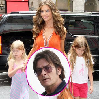 Denise Richards 'Kicking Herself' After Charlie Sheen 'Flips Out' At Kids