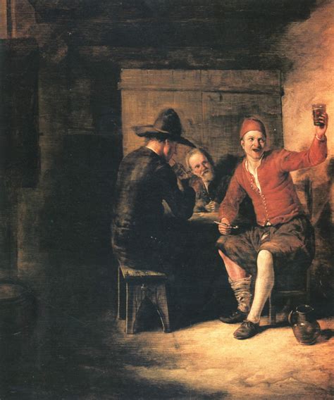 Grabados De Calidad Del Museo Alegre Bebedor De Pieter De Hooch