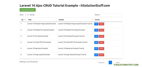 Laravel 10 Ajax CRUD Tutorial Example ItSolutionStuff