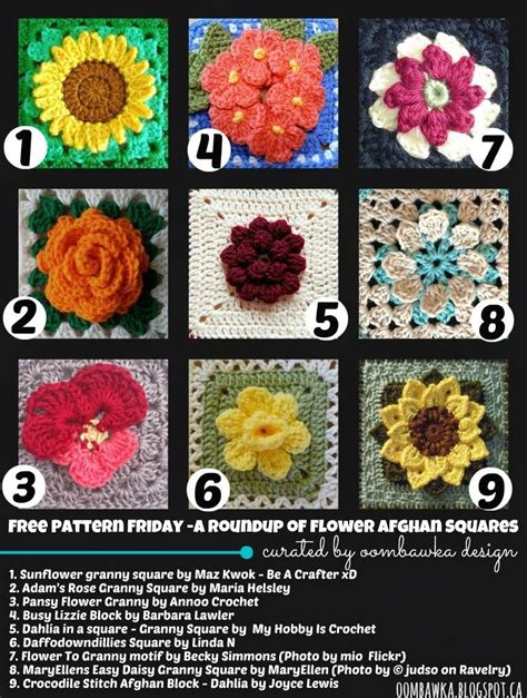 Crochet Flowers Patterns Free – Beautiful Flower Arrangements and ...