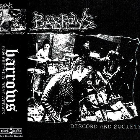 Barrows Discord And Society Black Konflik Records