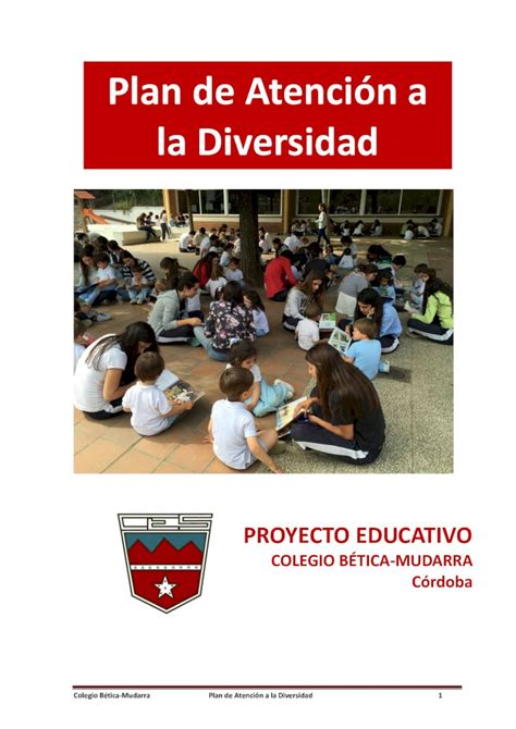 PDF ATENCIÓN A LA DIVERSIDAD Bética Mudarra El marco del plan