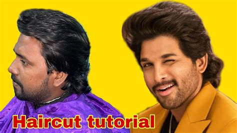 Allu Arjun Hairstyle Long Hair Haircut Tutorial Asmr Sound Mgms