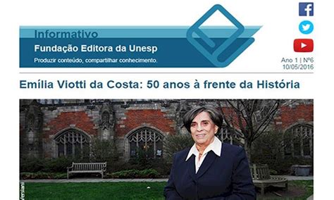 Em Lia Viotti Da Costa Anos Frente Da Hist Ria Funda O Editora