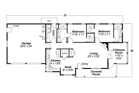 House Plans With Sunrooms Or 4 Season Rooms