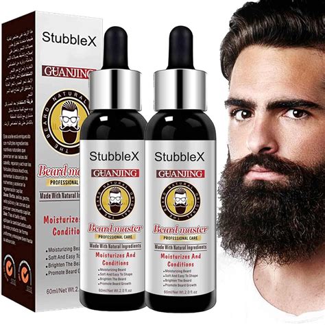 Stubblex Beard Growth Organic Care Oil 2 Oz Beard Growth