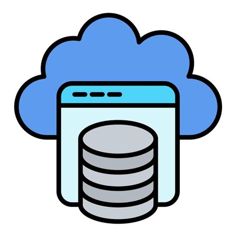 Premium Vector Cloud Storage Flat Illustration