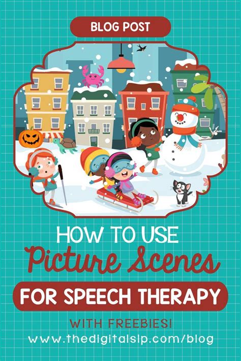 How To Use Picture Scenes For Speech Therapy Freebies Included The