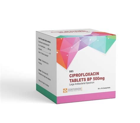 Ciprofloxacin Tablets Bp Mg Packaging Type Blister At Best Price