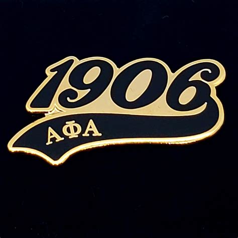 Alpha Phi Alpha Lapel Pin With Founding Year Apayearpin