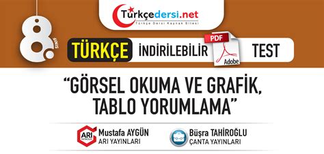 8 Sınıf Görsel Okuma ve Grafik Tablo Yorumlama Testleri