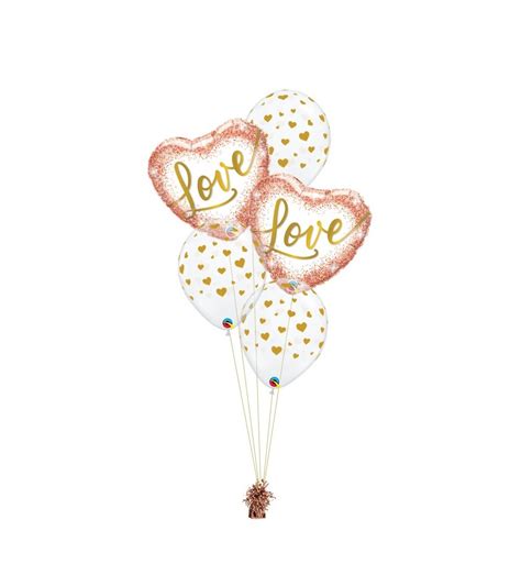 Bouquet De Ballons Saint Valentin Ballon Bulle Coeur Creux Personnalis