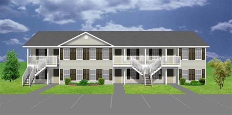 Unit Apartment Building Plans