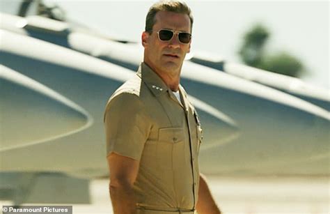 Jon Hamm 50 Wears His Aviator Sunglasses From Top Gun Maverick Daily Mail Online