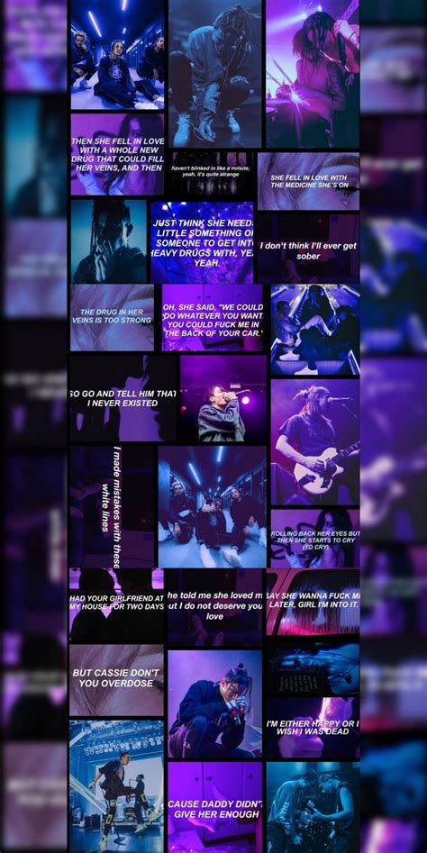 Chase Atlantic Phases Purple Edit Collage Songs Wallpaper Back