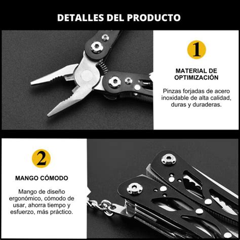 Multiherramienta Alicate Pinza Navaja Ms Hometech