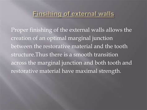 Principles Of Cavity Preparation Ppt