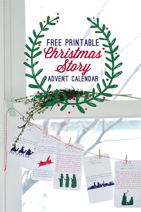 Christmas Story Printable Advent Calendar Printables Mom