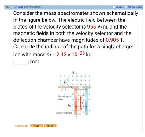 Consider The Mass Spectrometer Shown Schematically In The Fi