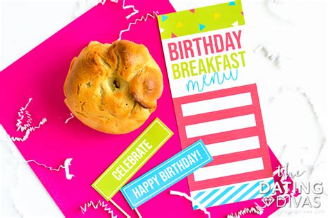 Birthday Breakfast Ideas And Printables