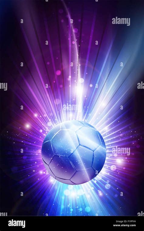 Soccer All Stars - Cool Glowing Stars Soccer Theme Background ...