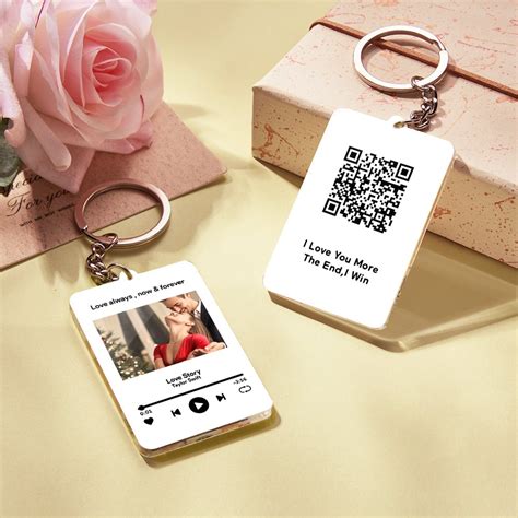 Porte Cl S Personnalis Porte Cl S Qr Code Scannable Personnalis Porte