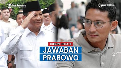 Prabowo Subianto Tak Larang Sandiaga Uno Pindah Partai YouTube