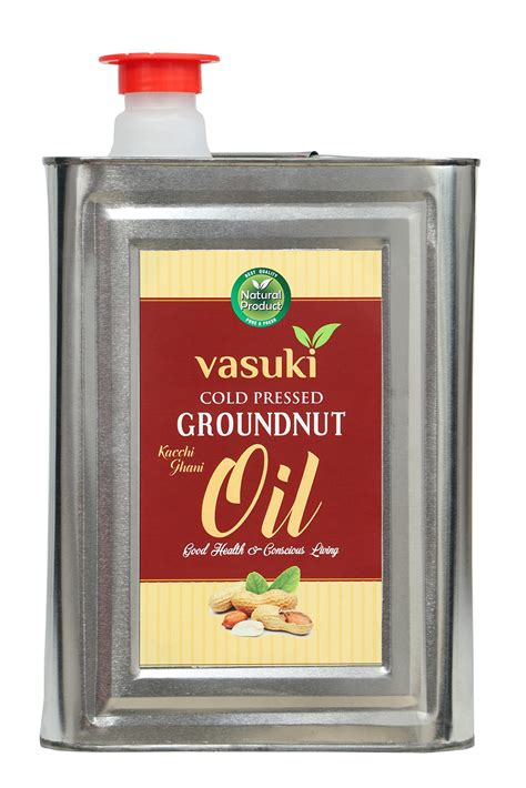 Buy Vasuki Cold Pressed Groundnut Peanut Oil Litre Chemical Free