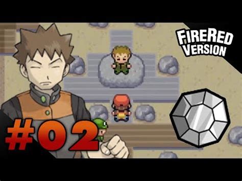 Let S Play Pokemon FireRed Part 2 Pewter Gym Leader Brock YouTube