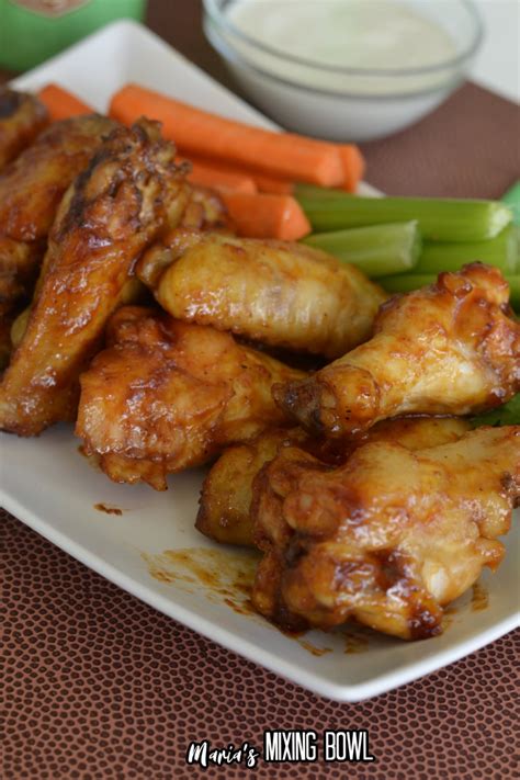 Maple Bourbon Chicken Wings Maria S Mixing Bowl