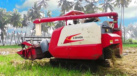 Agriculture Video Lovol Rg Harvester In Rice Field Agri Tech