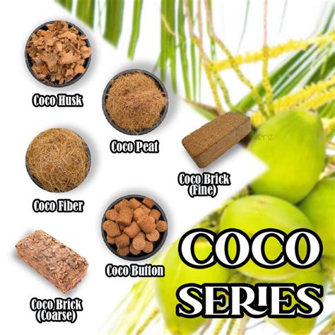 Ghz Coco Husk Coco Chip Coco Fiber Cocopeat Block Sabut Kelapa Halus