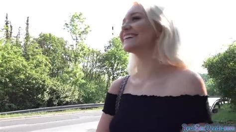 Pulled Blonde Pussy Stuffed From Behind Before Giving Head Porn Videos