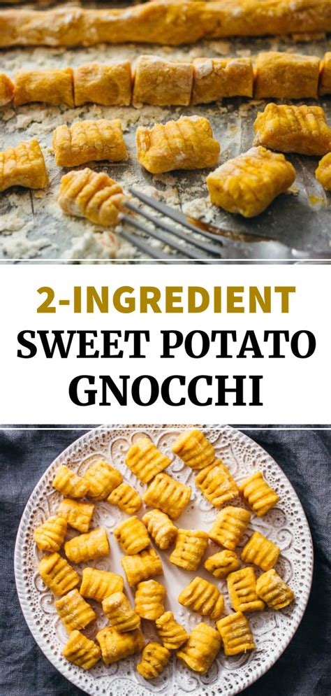 2 Ingredient Sweet Potato Gnocchi Vegan Savory Tooth