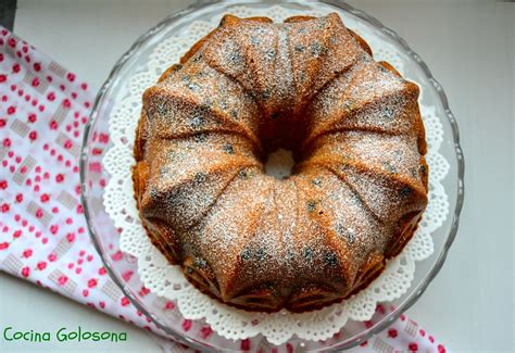 Cocina Golosona Bundt Cake De Fresa Y Pepitas De Chocolate