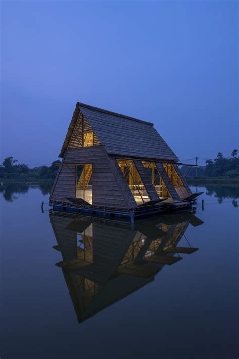 Gallery Of Floating Bamboo House Handp Architects 27