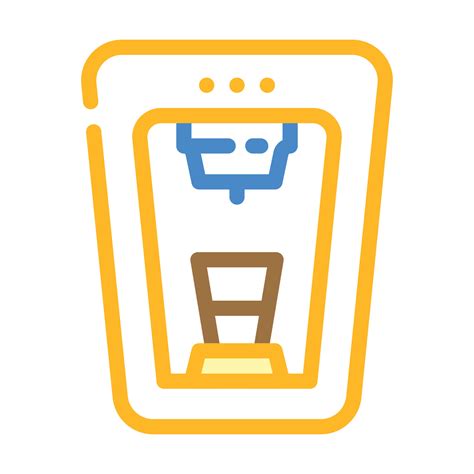 Unusual Coffee Maker Color Icon Vector Illustration 8165880 Vector Art