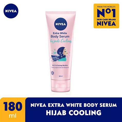 Jual Nivea Extra Bright Nivea Body Serum Hijab Cooling 180ml Nivea