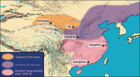 Song And Tang Dynasty Map