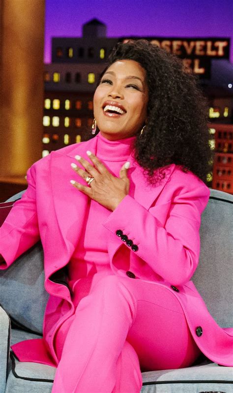 Angela Bassett Wins The Barbiecore In This Hot Pink Power Suit Photos