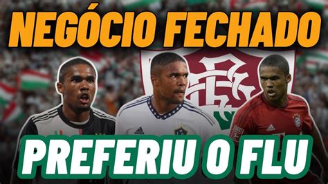 URGENTE FLUMINENSE CONTRATA DOUGLAS COSTA DINIZ E FRED CONVENCERAM O