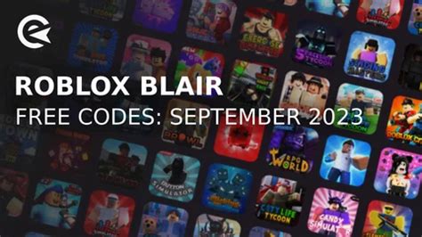 Roblox Blair Codes (September 2023): Free Cash | EarlyGame