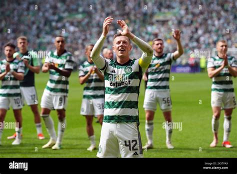 Celtic S Callum McGregor Celebrates Following The Cinch Premiership