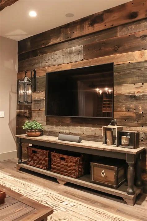 Stylish Tv Wall Decor Ideas Dailyhomesafety Basement Living